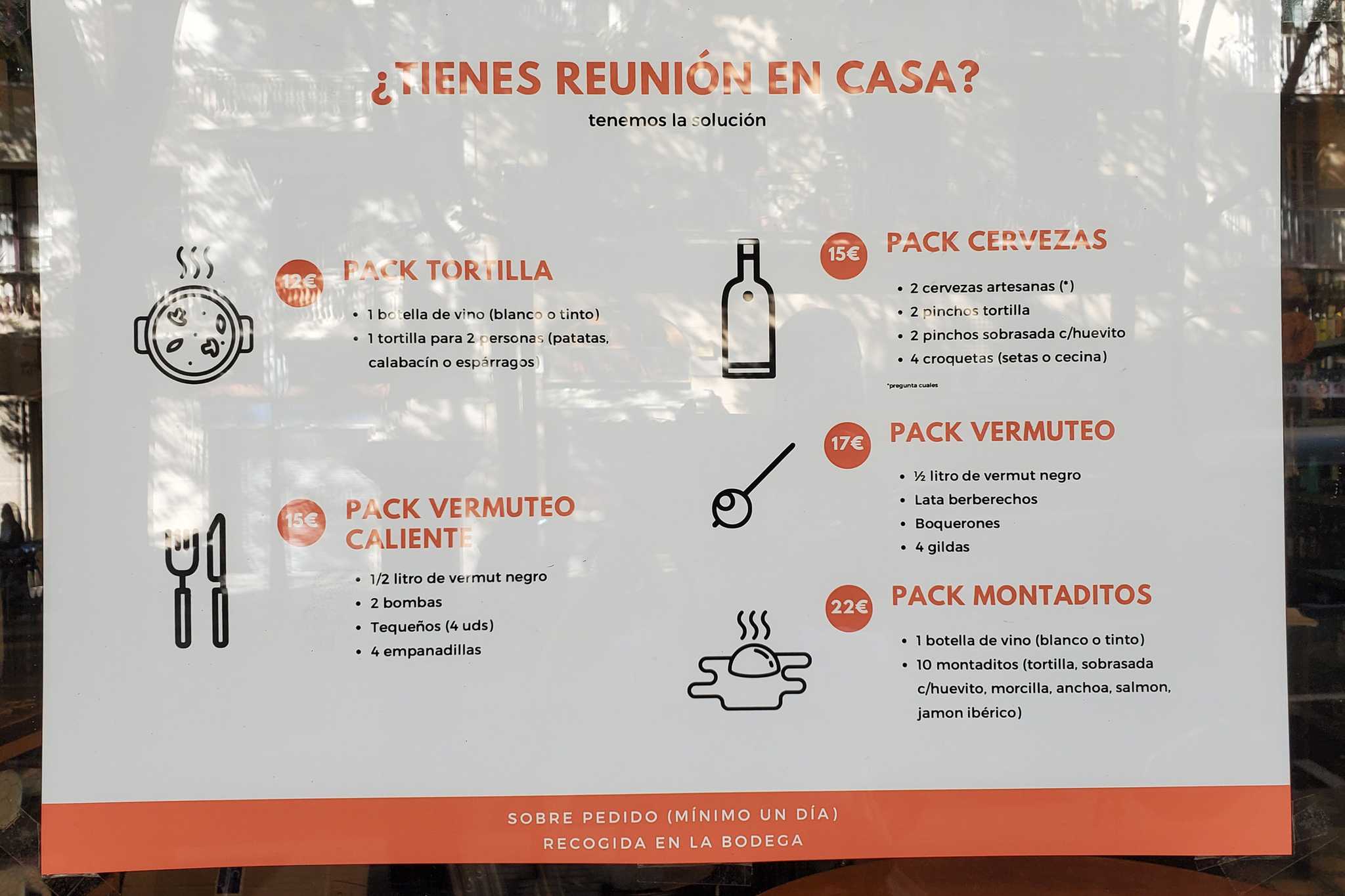 The bodega pivots to take-away